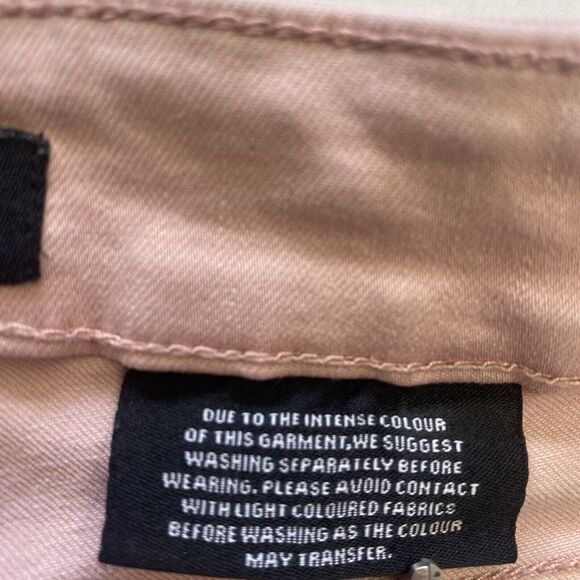 Buffalo David Bitton Women’s AUBREY Mid Rise Pink Ankle Jeans Stretch Size 10/30 - Picture 11 of 16